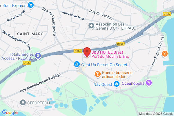B&B HOTEL Brest Port du Moulin Blanc