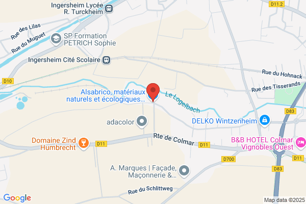 Alsabrico, matériaux naturels et écologiques pour l'habitat (Turckheim, près de Colmar, Alsace)
