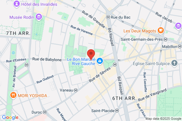 Carte Rive Gauche