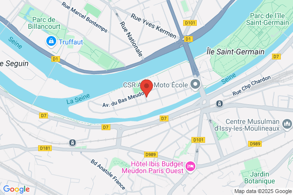 Yespark, location de parking au mois - Square Alfred Capus/Porte d'Auteuil (place moto) - Paris