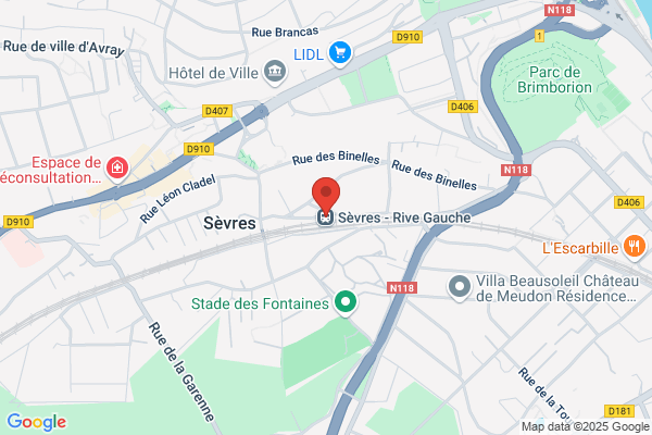 Carte Rive Gauche