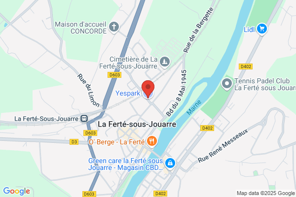 Yespark, location de parking au mois - Rue des Vannes - La-Ferté-sous-Jouarre