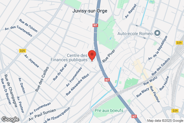 Centre Des Impots Juvisy Nord Est Secteur D assiette athis Sud