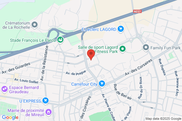 Yespark, location de parking au mois - Stade François Le Parco - Lagord