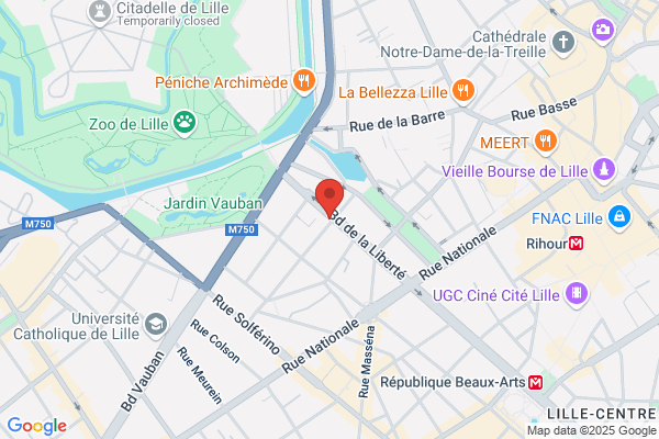 Auchan piéton Lille liberté