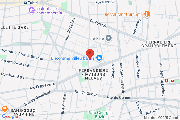 Yespark, location de parking au mois - Parc Nathalie Gautier - Villeurbanne