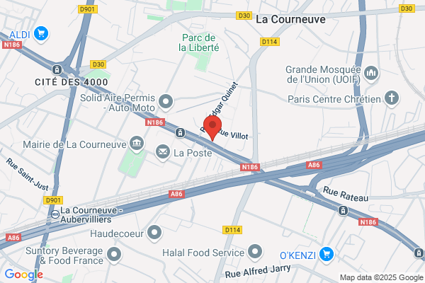 Yespark, location de parking au mois - Avenir Parisien - rue Rateau - La Courneuve