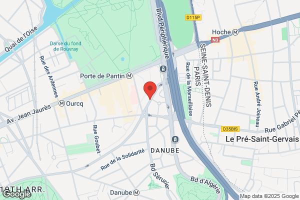 Yespark, location de parking au mois - Porte de Pantin/Quai de la Marne - Paris