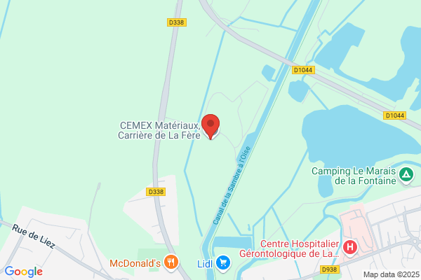 CEMEX Matériaux,  Carrière de La Fère