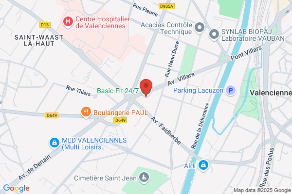 Basic-Fit Valenciennes Boulevard de Villars