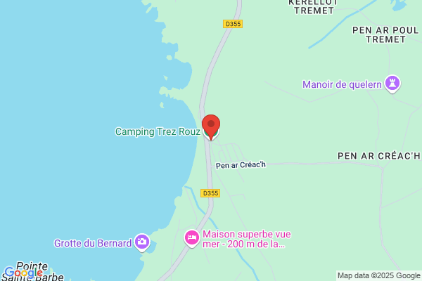 Camping De La Plage De Trez Rouz