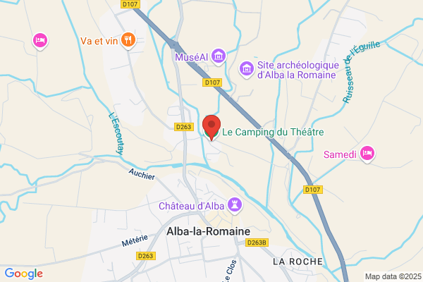 Le Camping du Theatre-Alba la Romaine-Ardèche