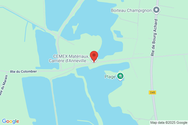 CEMEX Matériaux,  Carrière d'Anneville Ambourville