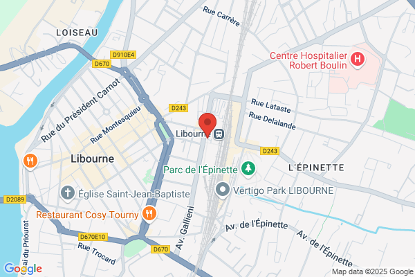Europcar LIBOURNE RAILWAY STATION