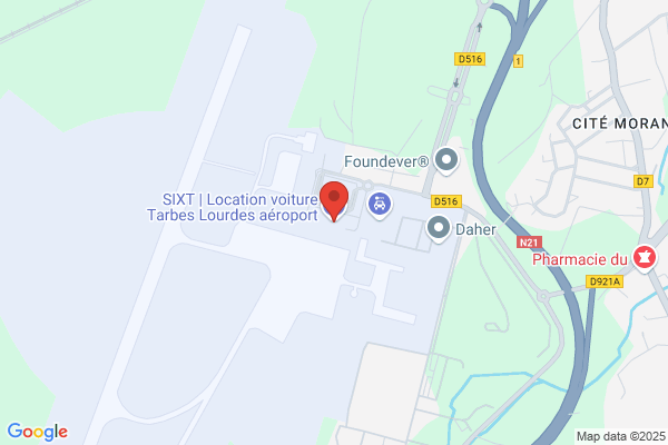 SIXT | Location voiture Tarbes Lourdes aéroport