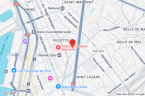 Yespark, location de parking au mois - Métro Désirée Clary - Marseille