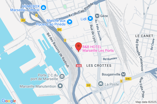 B&B HOTEL Marseille Les Ports