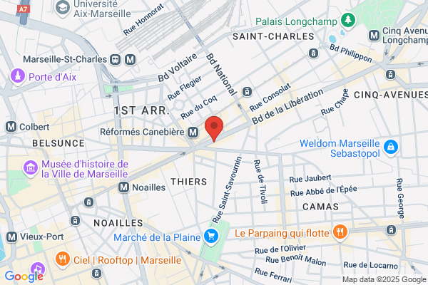 Auchan Piéton Marseille Libération