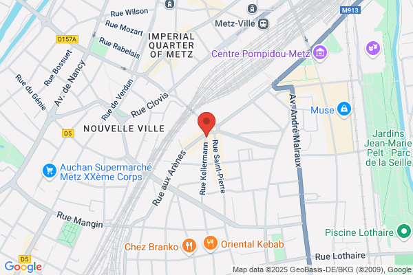 Auchan Piéton Metz Arènes