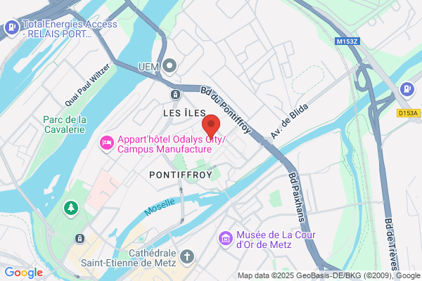 Yespark, location de parking au mois - Église de la Sainte-Famille de Metz - Metz