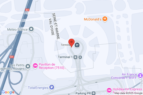 Europcar Paris Roissy Cdg Aeroport T2F