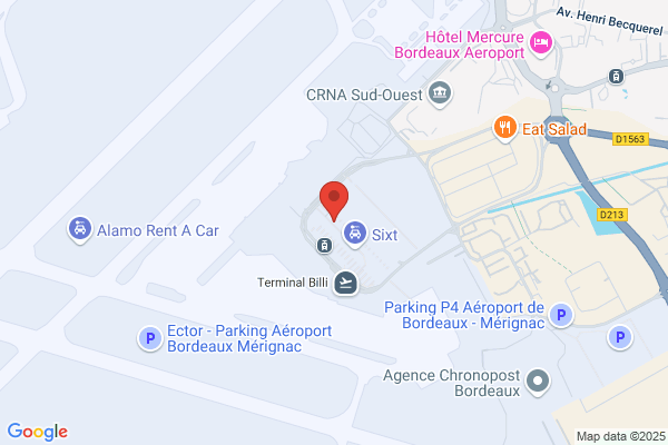 Location de voitures Aéroport de Bordeaux - InterRent