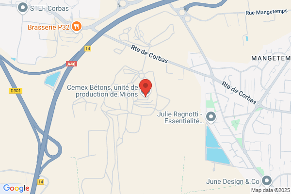 CEMEX Matériaux,  Carrière de Saint-Pierre de Chandieu