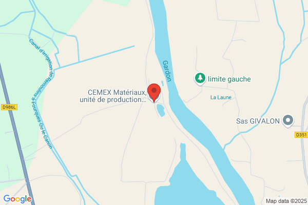CEMEX Matériaux, unité de production béton de Montfrin