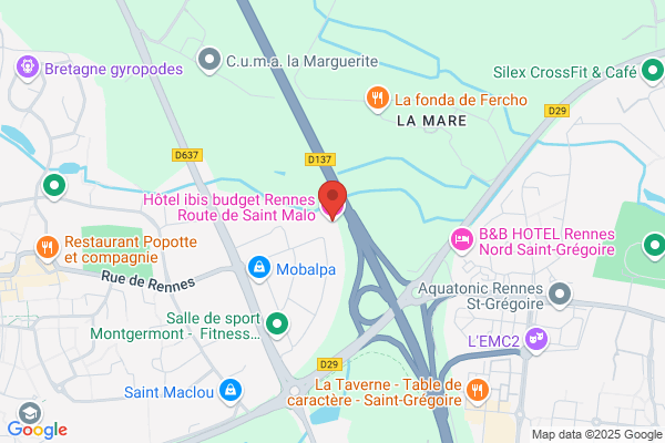 ibis budget Rennes Route de Saint-Malo