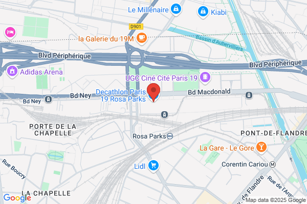 Decathlon Paris 19 Rosa Parks