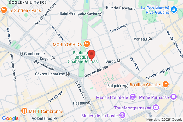 Carte Rive Gauche