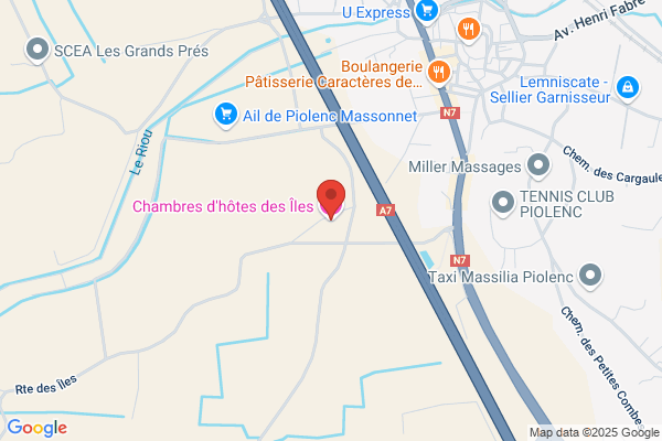 Petit golf de Piolenc et Chambres d'hotes des Iles