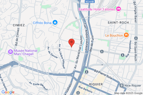 Yespark, location de parking au mois - Collège Simone Veil/Rue de la Gendarmerie - Nice