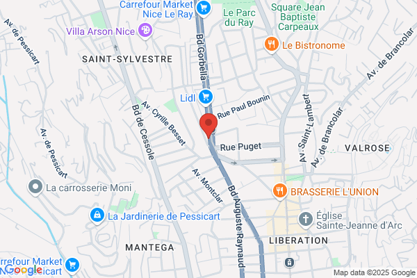 Auchan Piéton Nice Gorbella