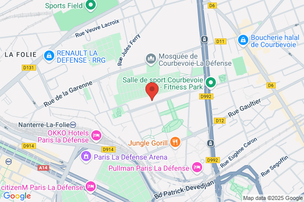 Yespark, location de parking au mois - Gymnase Chaban-Delmas - Courbevoie