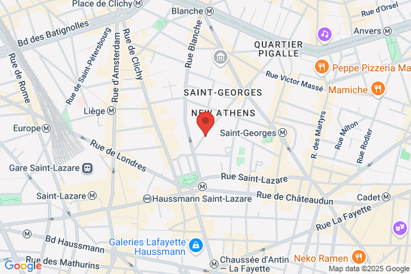 Yespark, location de parking au mois - Parking Paris - Eglise-de-la-Sainte-Trinité - rue Jean-Baptiste Pigalle