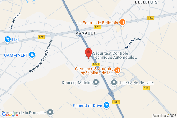 Sécuritest Contrôle Technique Automobile NEUVILLE DE POITOU