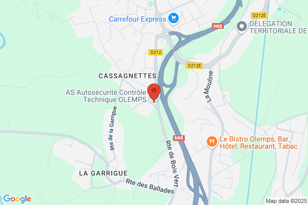 AS Autosécurité Contrôle Technique OLEMPS