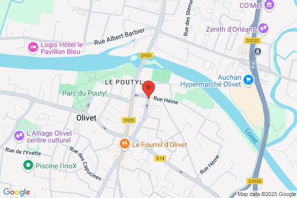 Yespark, location de parking au mois - Mairie - Olivet