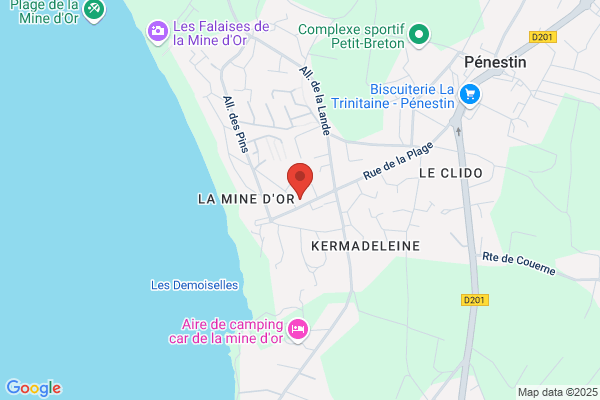 la plage dorée