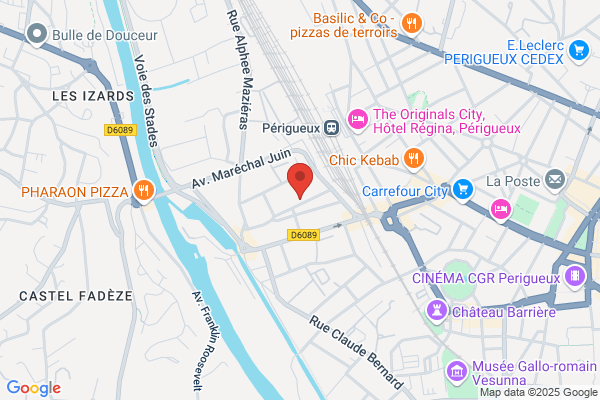 Yespark, location de parking au mois - Rue de l'Entrepôt - Périgueux