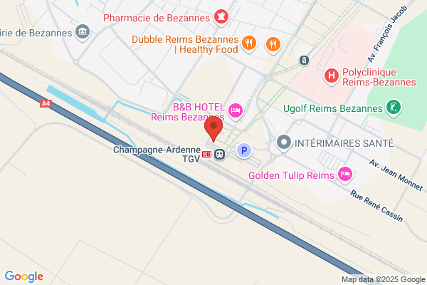 Avis Location Voiture - Gare de Champagne Ardenne Tgv