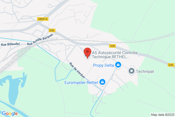 AS Autosécurité Contrôle Technique RETHEL - ZONE INDUSTRIELLE DE PARGNY