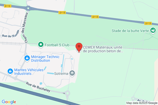 CEMEX Matériaux, unité de production béton de Rosny-sur-Seine
