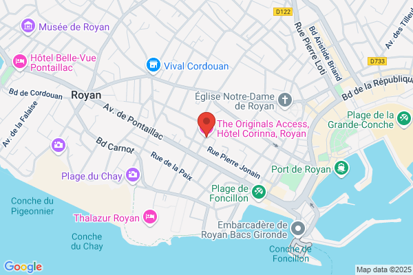 The Originals Access, Hôtel Corinna, Royan (P'tit Dej-Hotel)