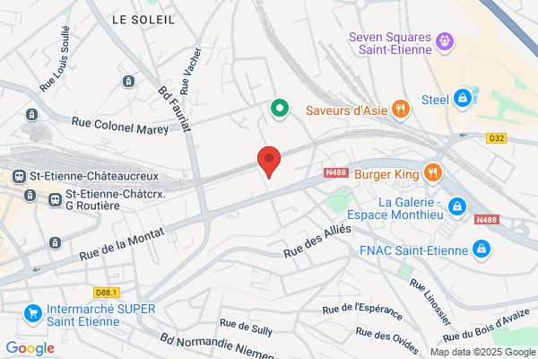 Budget Location Voiture - Gare Saint-Etienne