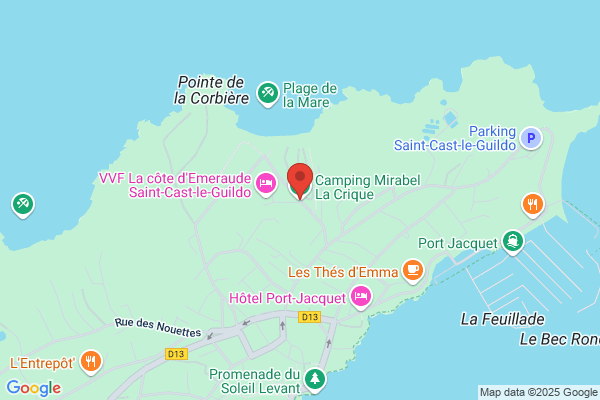 Campings De St Cast Le Guildo Camping plage La Crique