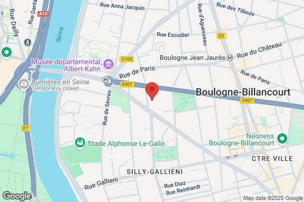 Yespark, location de parking au mois - Pont de Saint-Cloud - Boulogne-Billancourt