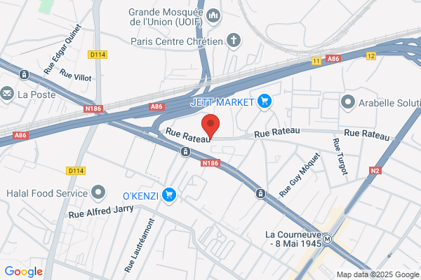 Yespark, location de parking au mois - Avenir Parisien - rue Rateau - La Courneuve