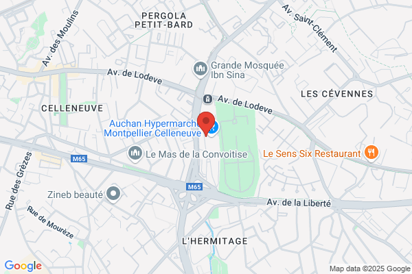 Auchan Piéton Montpellier Blum